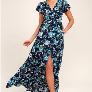 Lulu’s Floral Maxi Dress